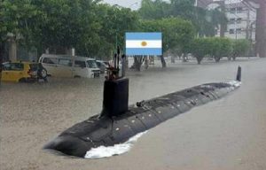 Virou piada: Submarino argentino foi encontrado em alagamento em Teixeira