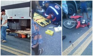 Itabela: Morre motociclista que foi parar embaixo de caminhão na BR-101