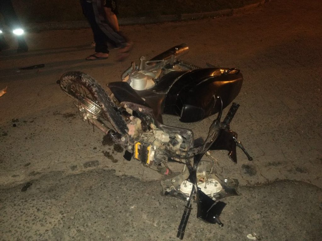 Prado: Motociclista fica ferido em acidente na BA-290 próximo a Guaratiba