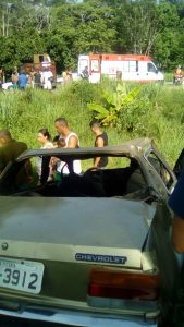 Itamaraju: Um morto e três feridos em acidente na curva da morte na BR-101