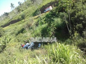 Dois mortos e três feridos em acidente na BR-101 entre Itabela e Eunápolis