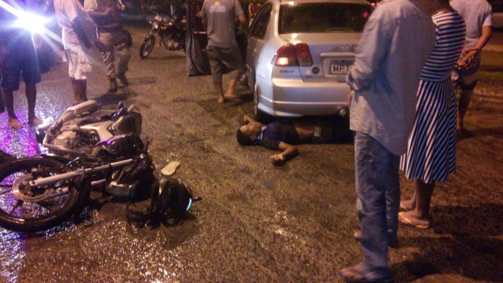 Motociclista morre em acidente com dois carros em Prado