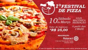 Rotaract Club de Teixeira de Freitas realiza 1º Festival de Pizza