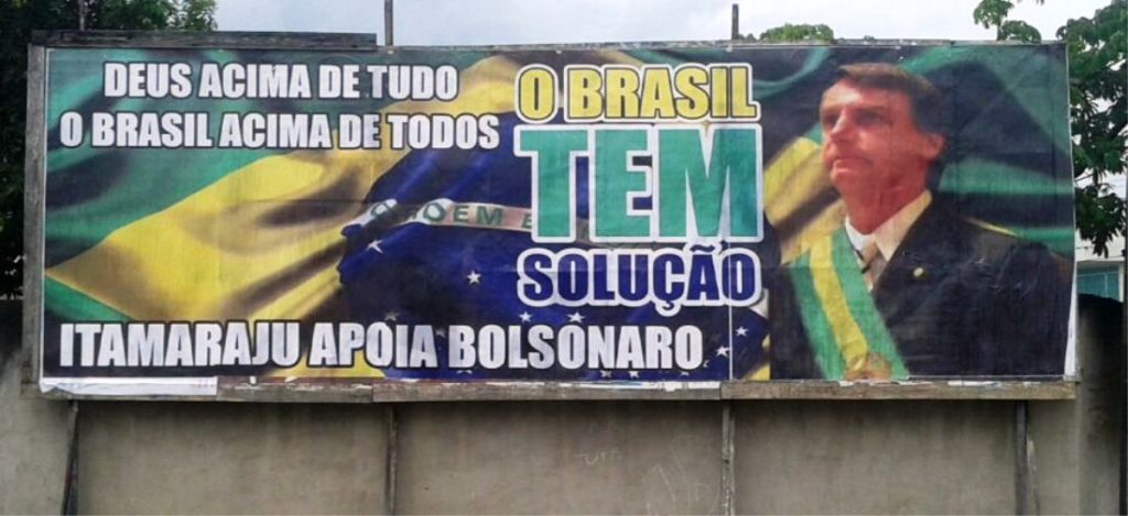 MPE pede retirada de outdoors de Bolsonaro da Bahia em recurso