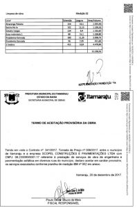 Prefeitura de Itamaraju acusada de pagar serviço em rua que não foi asfaltada