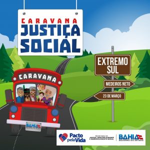 Caravana da Justiça Social emite documentos em Medeiros Neto nesta sexta