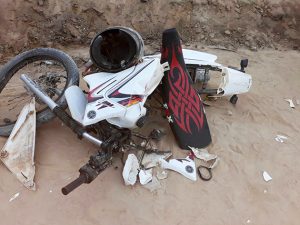 Acidente na zona rural deixa motociclista gravemente ferido em Guaratinga