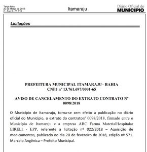 Ação do Grupo Fiscaliza Itamaraju derruba contrato de empresa acusada de entregar raio-x falso na cidade