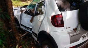 Motorista bate em árvore e morre na BR-418 em Nova Viçosa