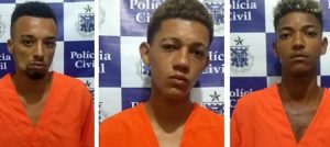 Trio é detido por tentativa de homicídio em Eunápolis