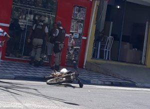 Vereador tem moto apreendida no centro de Itamaraju