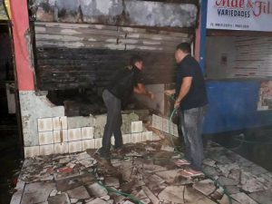 Incêndio atinge mercado municipal de Itabela