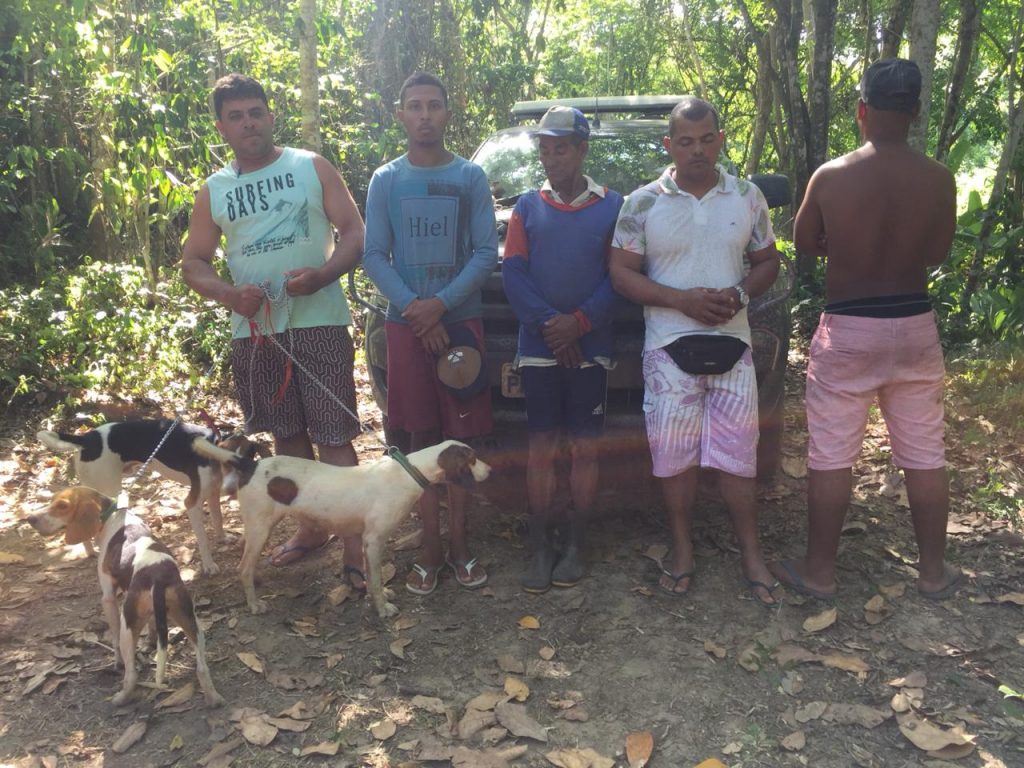 CIPPA prende caçadores em flagrante próximo ao rio do Peixe