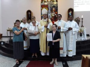 Irmãs de Notre Dame são acolhidas na Diocese de Teixeira