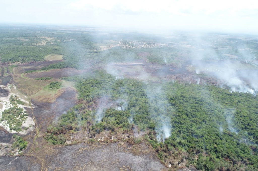 Combate a incêndios florestais é intensificado em Porto Seguro