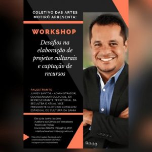 Teixeira: Juniex apresenta workshop sobre projetos culturais