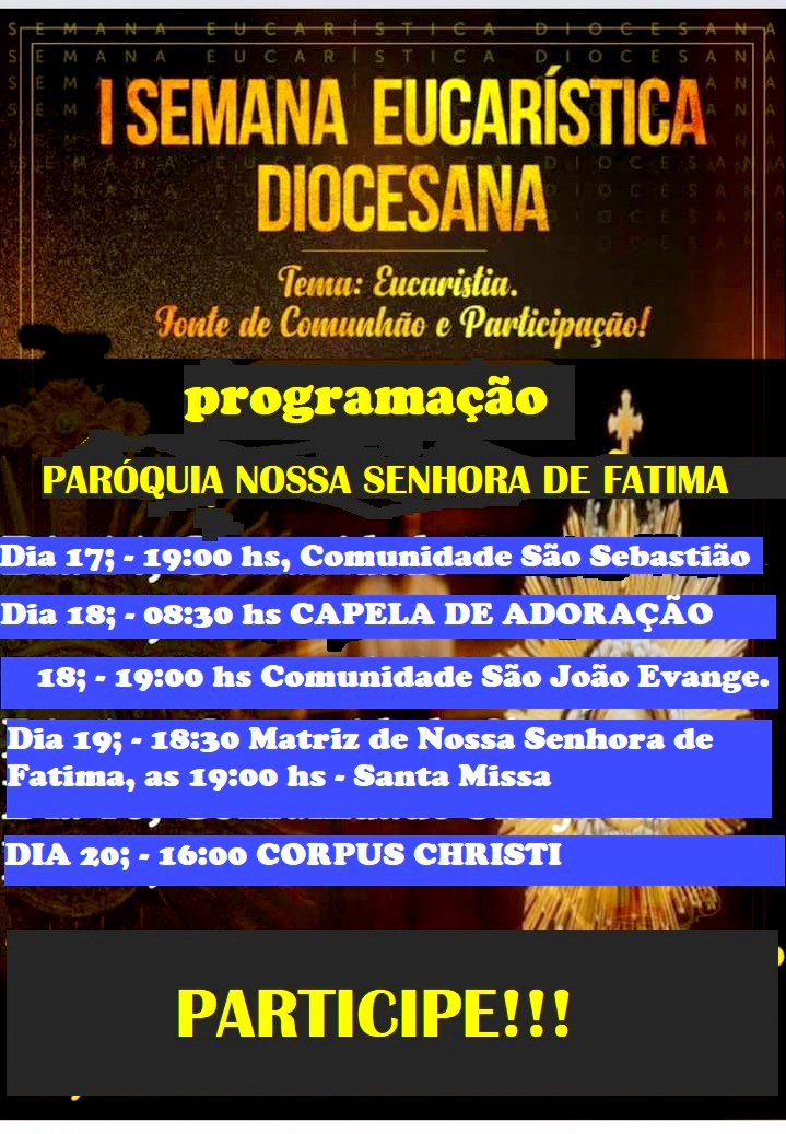 Corpus Christi terá missa solene e procissão em Itamaraju