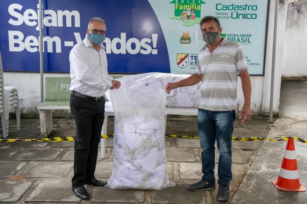 Vinte mil máscaras serão distribuídas em Teixeira de Freitas