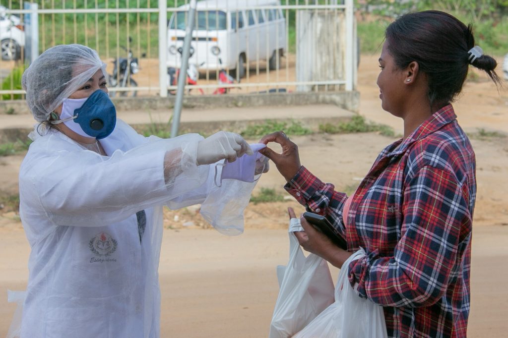 Combate ao Coronavírus: Blitz sanitária é realizada no bairro Colina Verde