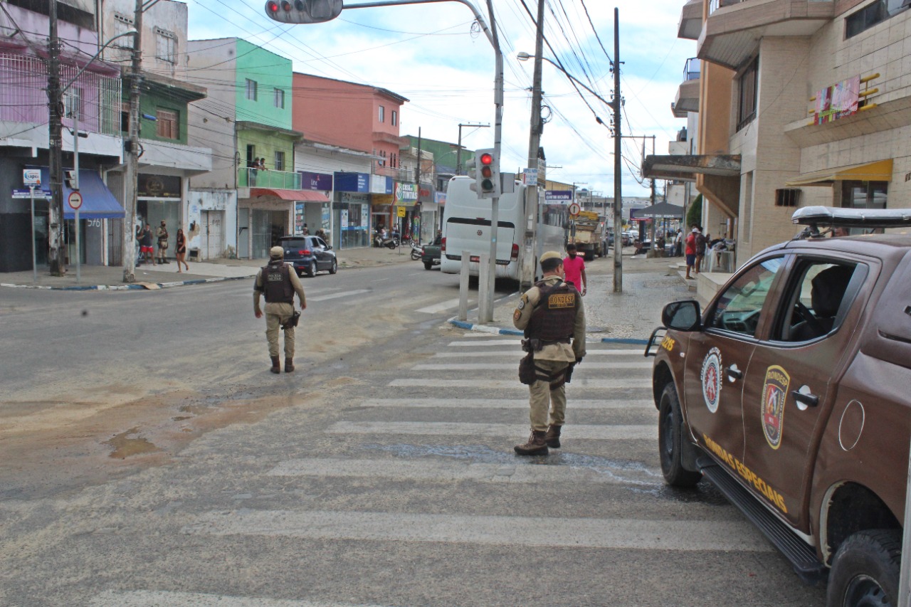 Policia Militar realiza ‘Operação Bloqueio’ no perímetro urbano de Itamaraju