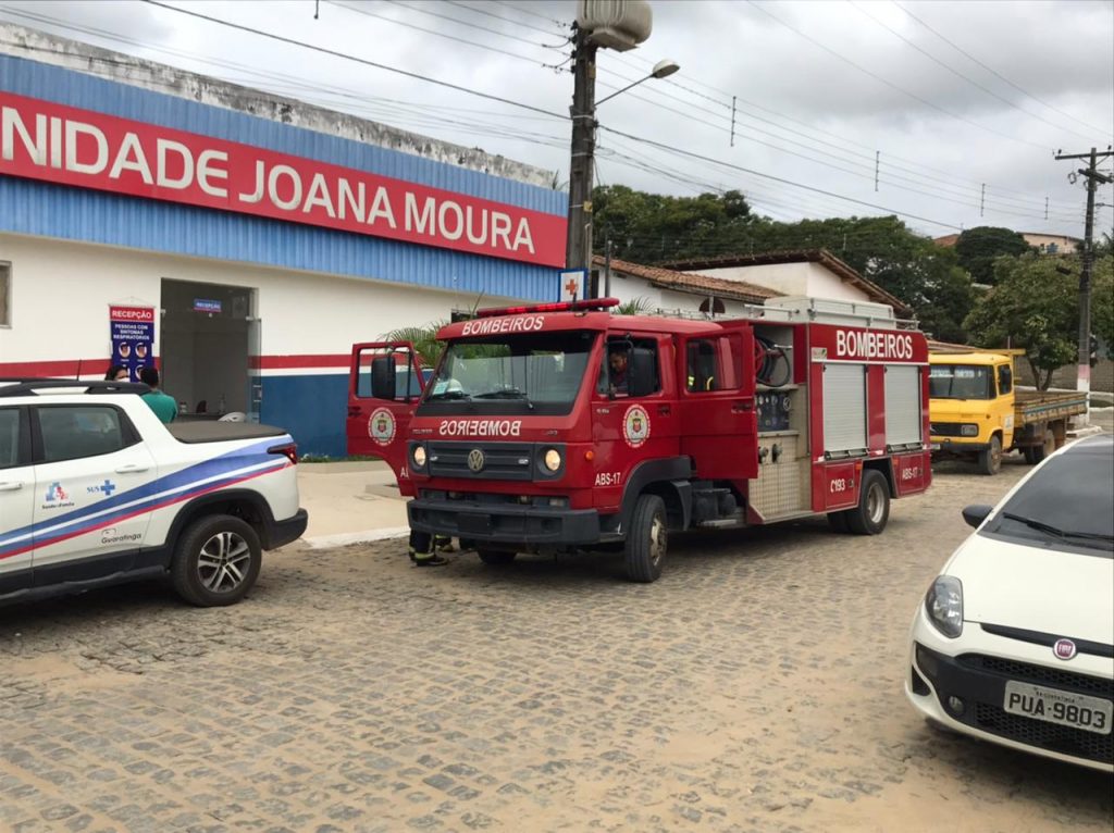 Pacientes são transferidos, após incêndio no Hospital de Guaratinga