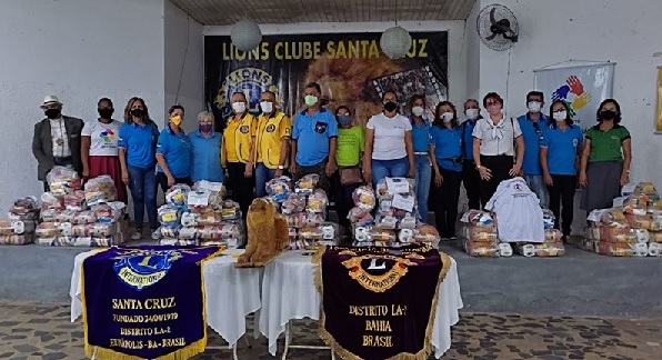 Lions Clube Internacional envia donativos a 135 famílias de Itamaraju