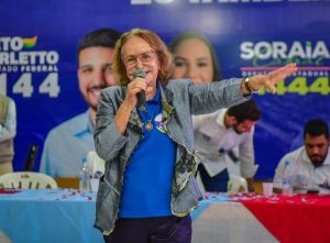 Marizete pede voto para Neto Carletto: “Tem grande potencial para a política”