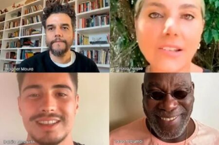 Wagner Moura, Heloísa Pérrissé, Danilo Mesquita e Lazzo Matumbi abraçam mobilização pela matrícula na rede estadual