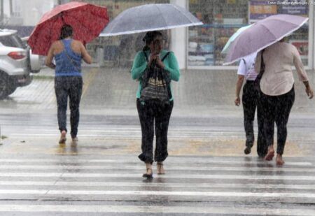 Previsão do tempo aponta 48 milímetros de chuva em Ilhéus até quarta, 12; saiba o que fazer