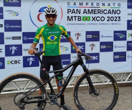 Atleta teixeirense Felipe Goroni participa do Panamericano de Mountain Bike