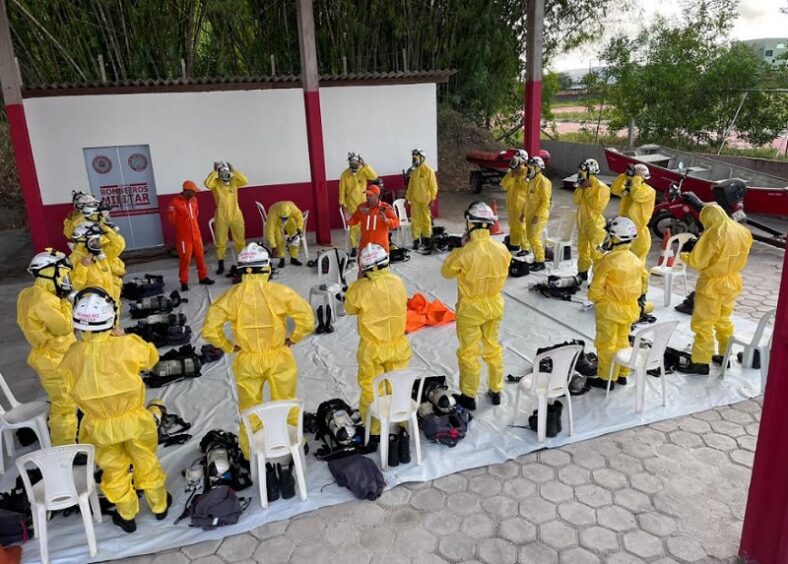 Teixeira: Bombeiros participam de Curso de Primeira Resposta em Ocorrências com Produtos Perigosos