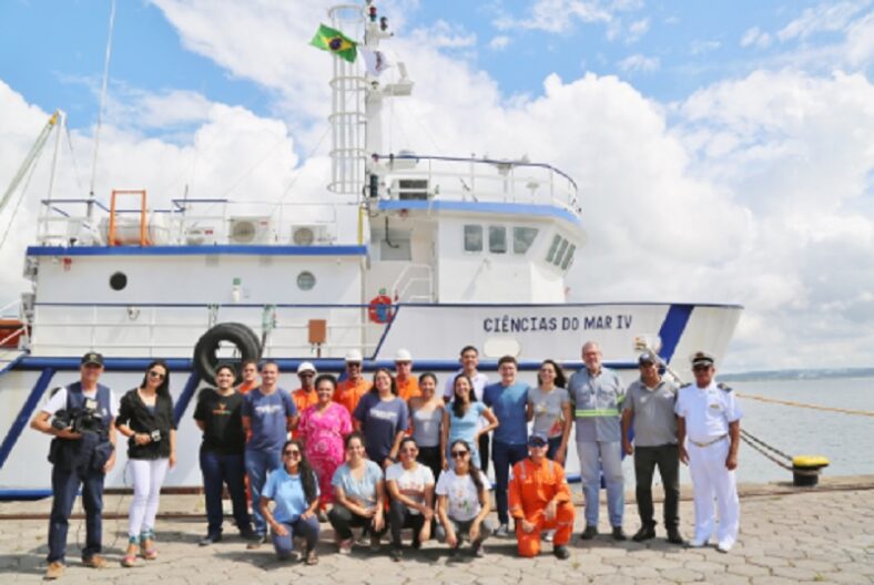 Porto de Ilhéus recebe Navio-Escola com estudantes de Oceanologia da UFSB