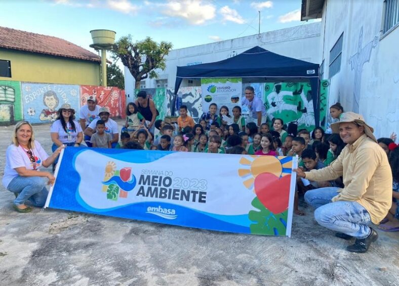 Embasa realiza ações em comemoração a Semana do Meio Ambiente no Extremo Sul