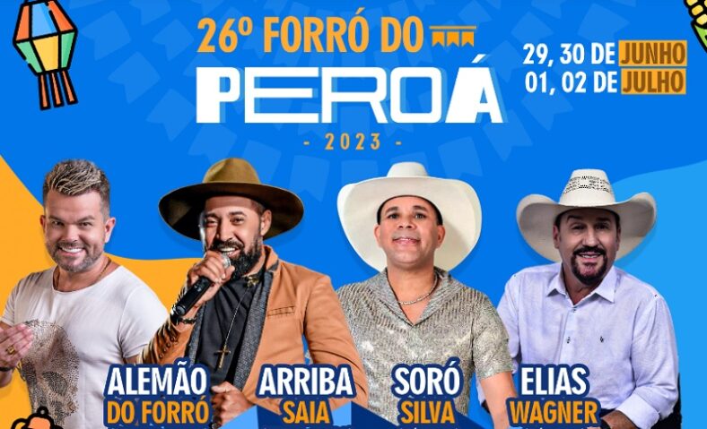 Forró do Peroá começa nesta quinta 29, com quatro dias de festa em Mucuri