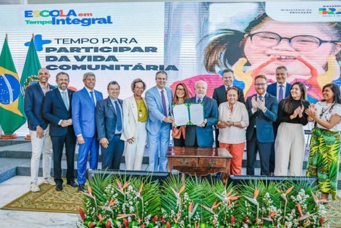 Em Brasília Jerônimo defende a educação em tempo integral: “Estado está fazendo a sua parte”