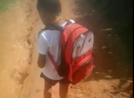 Itamaraju: Após corte no transporte escolar, criança com deficiência física precisa caminhar 6 km para ir à escola