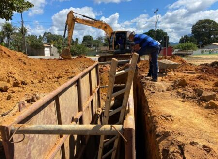 Embasa avança na ampliação do serviço de esgotamento sanitário em Itamaraju