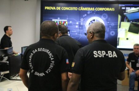 Segurança Pública inicia prova de conceito de câmeras corporais na BA