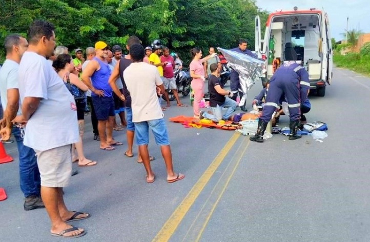 Porto Seguro: Vendedor ambulante morre após ser atropelado por caminhão na orla