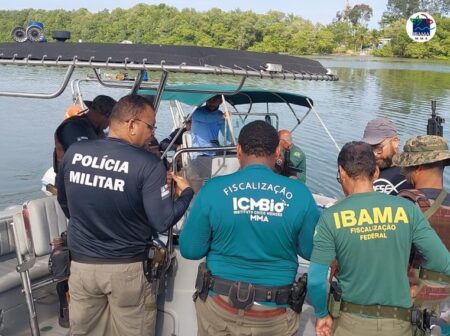 Fiscalização do Ibama apreende 370 kg de camarão em 6 cidades da região