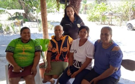 Deam de Porto Seguro realiza roda de conversa sobre violência doméstica em aldeia indígena