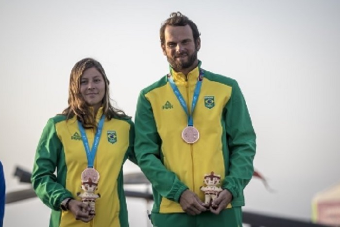 Casal baiano conquista bronze na vela do Panamericano e busca apoio para o mundial