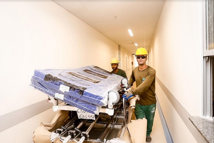Hospital Regional Costa das Baleias em Teixeira de Freitas começa a receber equipamentos