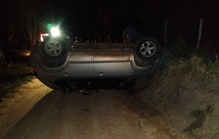 Um morto e dois feridos em acidente na estrada de Cumuruxatiba