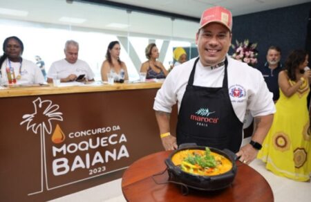 Chef Danilo Amaral vence concurso estadual de melhor moqueca da BA