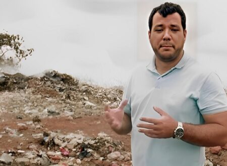 Kiko Mascarenhas grava vídeo defendendo fim do lixão de Itamaraju