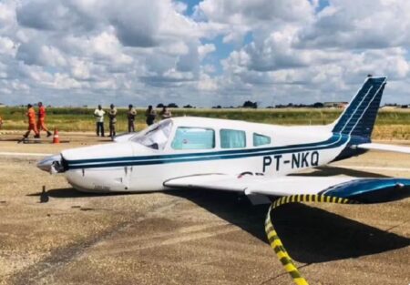 Avião sofre pane e faz e pouso de emergência em aeroporto desativado na Bahia