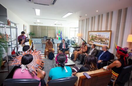 Procurador-geral de Justiça se reúne com lideranças indígenas Pataxó e Tupinambá do Extremo Sul da BA