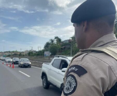 Polícia Militar reforça policiamento nas estradas baianas para a Semana Santa