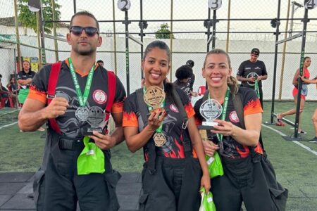 Bombeiros do 6° BBM de Porto Seguro faturam medalhas no Crossfit Papajaca Games